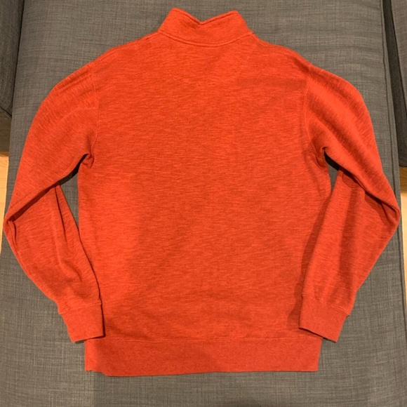 Orvis Red Quarter Zip - Picture 3 of 5